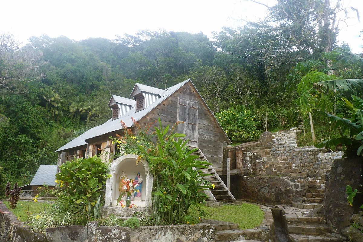 Maison de maître de l'habitation La Grivelière à Vieux-Habitants, Guadeloupe